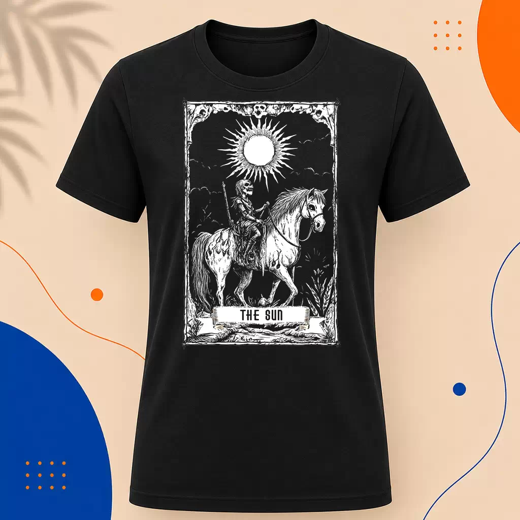 Pánské tričko - The Sun - Slunce - Tarot - Velká Arkána